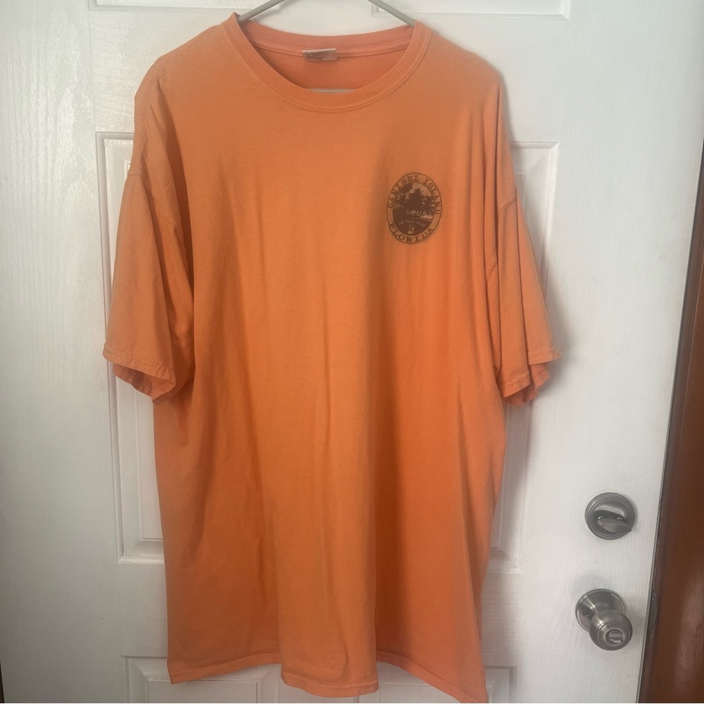 Comfort Colors Sanibel Island Orange Graphic Men's T-Shirt XL